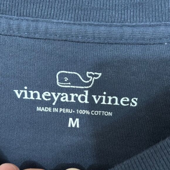 Mens Vineyard Vines Blue Long Sleeve Tee size M - Picture 2 of 5